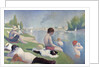 Bathers at Asnières, 1884 by Georges Pierre Seurat