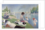 Bathers at Asnières, 1884 by Georges Pierre Seurat