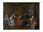 Marriage a la Mode: I - The Marriage Settlement, c.1743 by William Hogarth