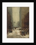 Snow in New York, 1902 by Robert Cozad Henri