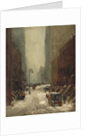 Snow in New York, 1902 by Robert Cozad Henri