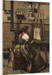 The Artist's Studio, c.1868 by Jean Baptiste Camille Corot