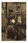 The Artist's Studio, c.1868 by Jean Baptiste Camille Corot