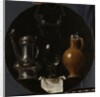 Emblematic Still Life with Flagon, Glass, Jug and Bridle, 1614 by Johannes Torrentius