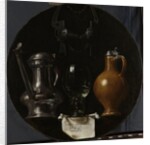 Emblematic Still Life with Flagon, Glass, Jug and Bridle, 1614 by Johannes Torrentius