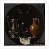 Emblematic Still Life with Flagon, Glass, Jug and Bridle, 1614 by Johannes Torrentius