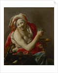 Bacchante with an Ape, 1627 by Hendrick Ter Brugghen