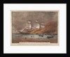 Burning of the Clipper Ship, 'Golden Light' by N. and Ives J.M. Currier