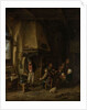 ‘The Skaters’: Peasants in an Interior, 1650 by Adriaen Jansz. van Ostade
