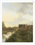 The Canal at Graveland, 1818 by Pieter Gerardus van Os