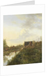 The Canal at Graveland, 1818 by Pieter Gerardus van Os
