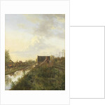 The Canal at Graveland, 1818 by Pieter Gerardus van Os