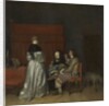 Gallant Conversation, also known as ‘The Paternal Admonition’, c.1654 by Gerard ter Borch or Terborch