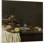 Still Life with a Tall Beer Glass, 1647 by Jan Jansz. van de Velde