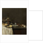 Still Life with a Tall Beer Glass, 1647 by Jan Jansz. van de Velde