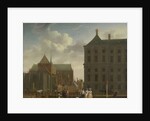 The Nieuwe Kerk and the Town Hall on the Dam in Amsterdam, c.1780-90 by Isaak Ouwater