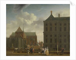 The Nieuwe Kerk and the Town Hall on the Dam in Amsterdam, c.1780-90 by Isaak Ouwater