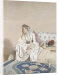 Portrait of Marie Fargues, wife of the artist in Turkish costume, 1756-58 by Jean-Etienne Liotard
