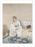 Portrait of Marie Fargues, wife of the artist in Turkish costume, 1756-58 by Jean-Etienne Liotard