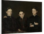 Portrait of Cornelia, Clara and Johanna Veth, 1885 by Jan Pieter Veth