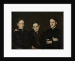 Portrait of Cornelia, Clara and Johanna Veth, 1885 by Jan Pieter Veth