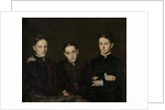 Portrait of Cornelia, Clara and Johanna Veth, 1885 by Jan Pieter Veth