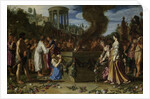 Orestes and Pylades Disputing at the Altar, 1614 by Pieter Lastman