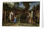 Orestes and Pylades Disputing at the Altar, 1614 by Pieter Lastman