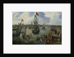 The Departure of a Dignitary from Middelburg, 1615 by Adriaen Pietersz. van de Venne