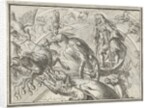 Caricature depicting Louis XIV as Apollo in his chariot, 1701 by Romeyn de Hooghe