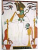 Osiris from the Tomb of Sennedjem, c.1290 BC by Egyptian 19th Dynasty
