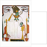 Osiris from the Tomb of Sennedjem, c.1290 BC by Egyptian 19th Dynasty