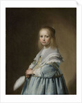 Portrait of a Girl Dressed in Blue, 1641 by Johannes Cornelisz. Verspronck