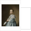 Portrait of a Girl Dressed in Blue, 1641 by Johannes Cornelisz. Verspronck