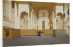 Interior of the Sint-Odulphuskerk in Assendelft, 1649 by Pieter Jansz Saenredam