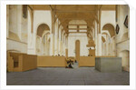 Interior of the Sint-Odulphuskerk in Assendelft, 1649 by Pieter Jansz Saenredam