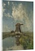 A Windmill on a Polder Waterway, known as In the Month of July, c.1889 by Paul Joseph Constantin Gabriel