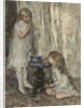 Two Girls Blowing Bubbles, c.1880 by Jacob Henricus or Hendricus Maris