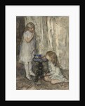 Two Girls Blowing Bubbles, c.1880 by Jacob Henricus or Hendricus Maris