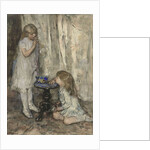 Two Girls Blowing Bubbles, c.1880 by Jacob Henricus or Hendricus Maris