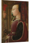 Portrait of a Woman with a Man at a Casement, c.1440 by Fra Filippo Lippi