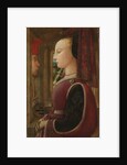 Portrait of a Woman with a Man at a Casement, c.1440 by Fra Filippo Lippi
