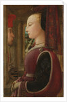 Portrait of a Woman with a Man at a Casement, c.1440 by Fra Filippo Lippi