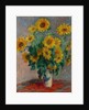 Bouquet of Sunflowers, 1881 by Claude Monet