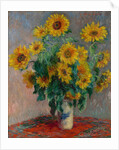 Bouquet of Sunflowers, 1881 by Claude Monet