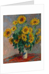 Bouquet of Sunflowers, 1881 by Claude Monet