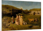 Young Ladies of the Village, 1851-2 by Gustave Courbet
