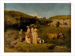 Young Ladies of the Village, 1851-2 by Gustave Courbet