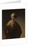 Portrait of an Oriental Man, The Noble Slav, 1632 by Rembrandt Harmensz. van Rijn