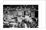 Congress in session in U.S. Capitol, c.1890-1920 by Anonymous